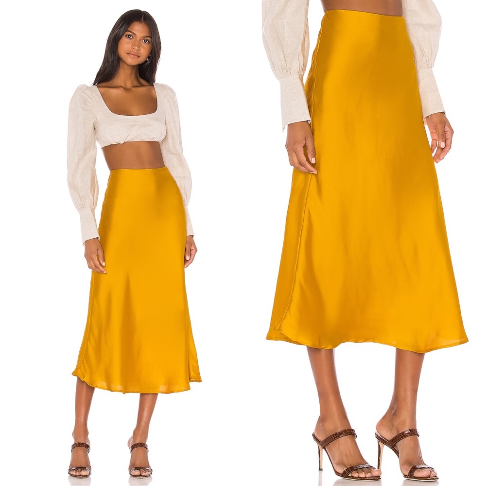 Revolve Lovers + Friends Madalena Midi Skirt